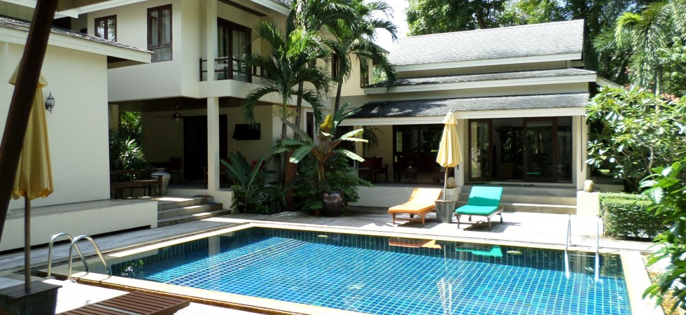 4+1 bedroom beautiful villa in Nai Harn inside tropical garden