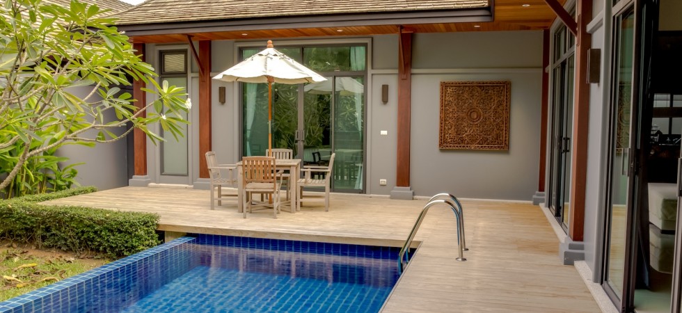 2 bedroom newly constructed stylish Nai Harn villa