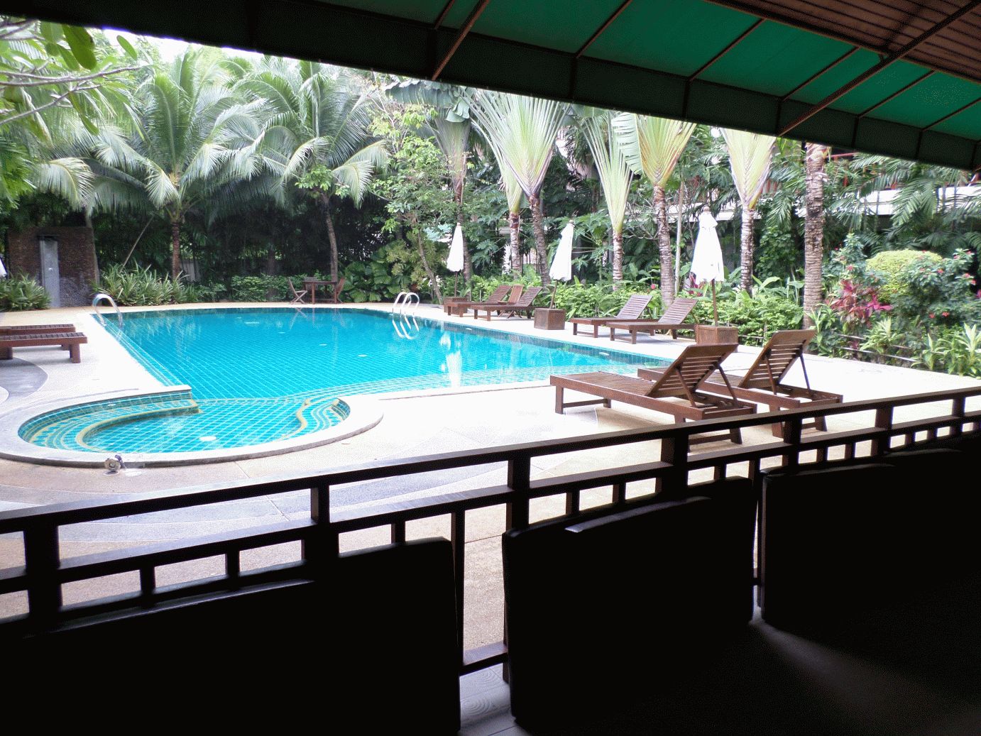 1 bedroom pool front apartment inside Rawai complex