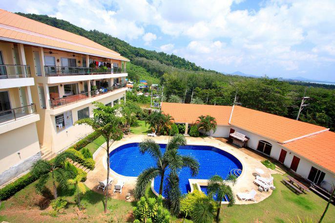 2 bedroom apartment in Rawai inside seaview complex .