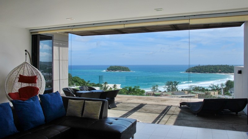 2 bedroom luxury seaview apartment overlooking Kata beach