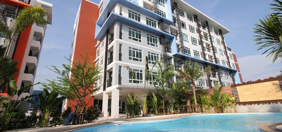 2 bedroom apartment inside complex in Chalong