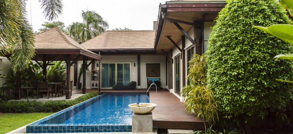 3 bedroom villa inside gated area in Nai Harn