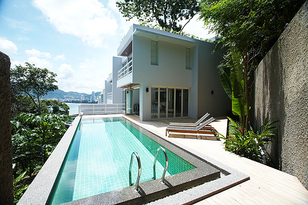 3 bed modern villa in Patong with sea view