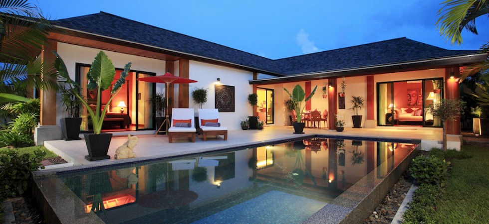 2 bedroom Asian luxury villa in Nai Harn