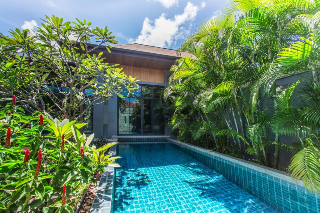 2 bedroom villa inside gated area in Nai Harn