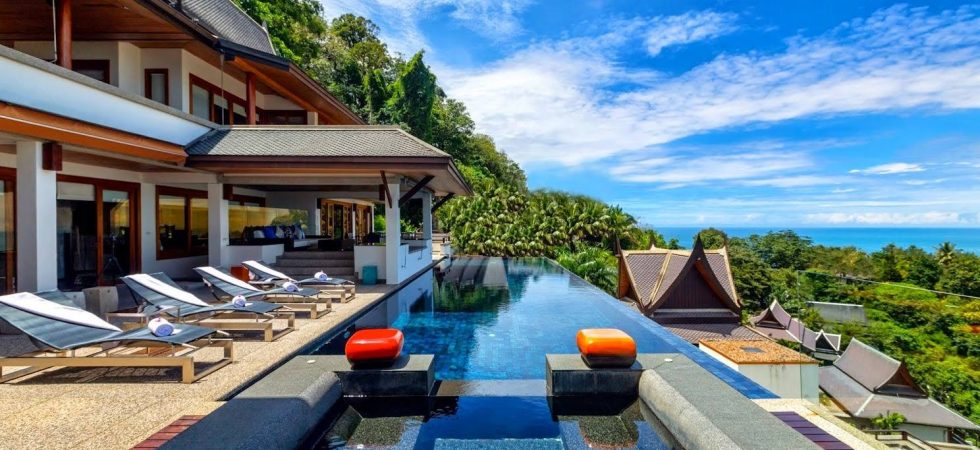 5 bedroom unique sea view villa in Surin