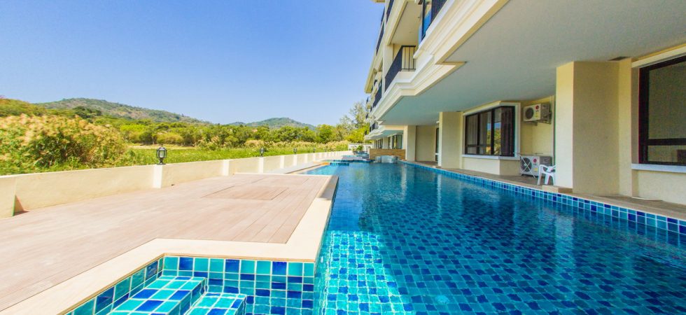 2 bedroom pool access apartment in Nai Harn complex