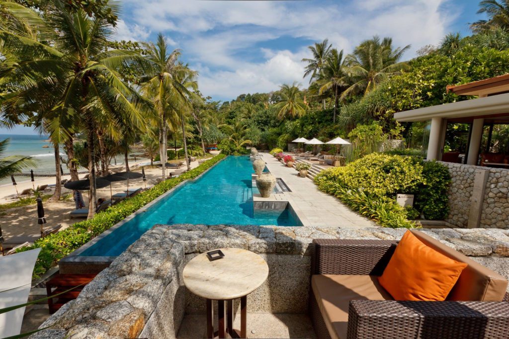 3 bedroom beachfront villa in Bangtao’s estate