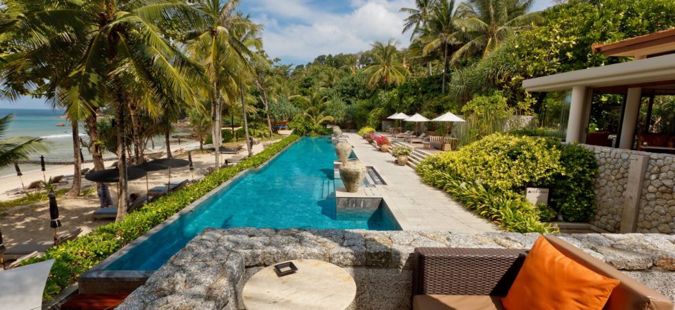 3 bedroom beachfront villa in Bangtao’s estate