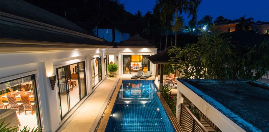 3 bedroom exclusive pool villa close to Nai Harn beach