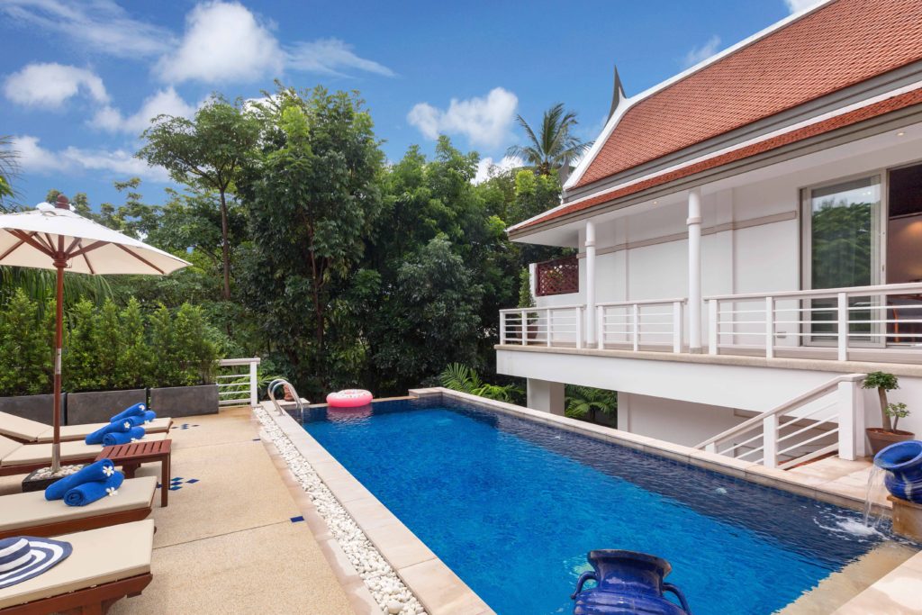 6 bedroom villa combined from two villas in Kata beach